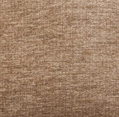 Close-up of the textured brown fabric on the Golden Tech PR525 Cloud+ Recliner With Lift Assist & Twilight - SM, highlighting its woven pattern and slightly rough surface.